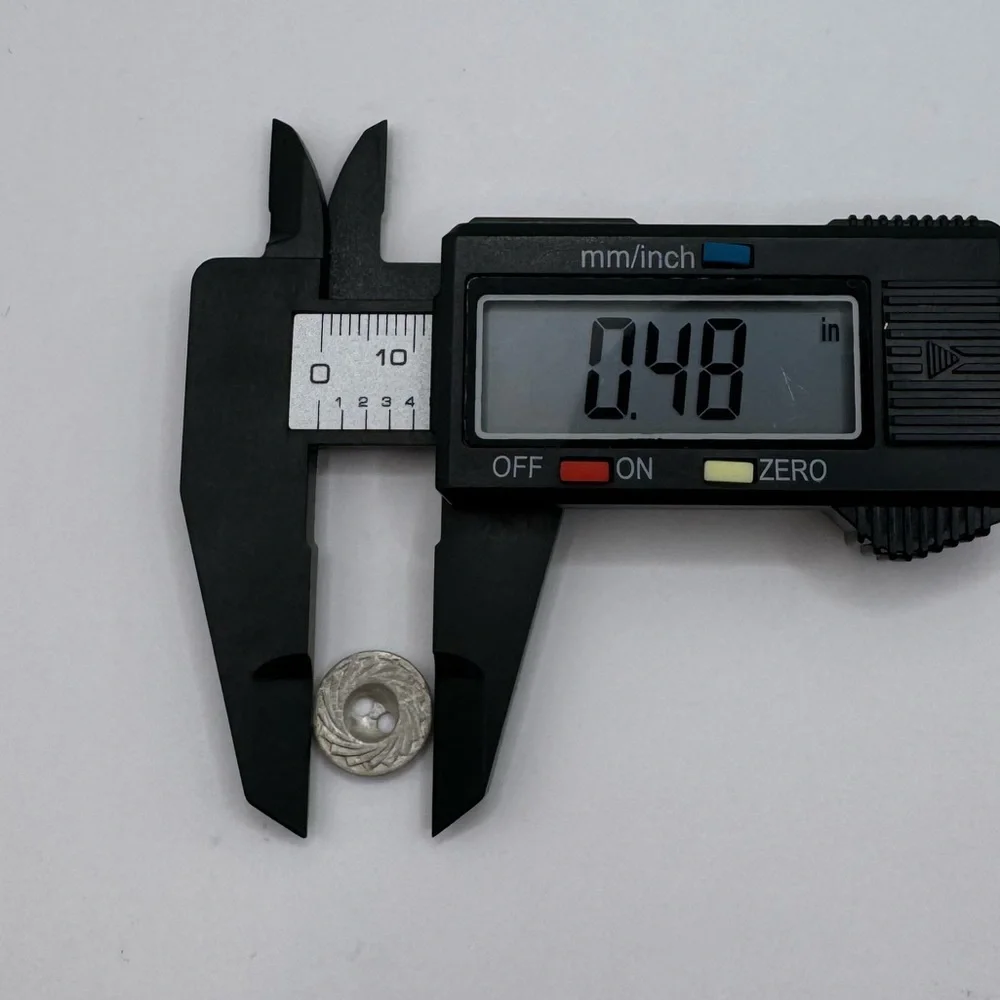 VINTAGE Metal Plastic MOP & Crystal Buttons - Lot of 25 - Picture 5 of 17